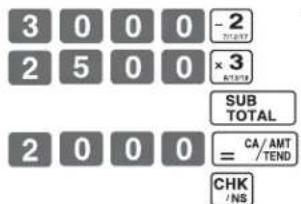 CASIO SES10 - 2-4 Règlement partiel espèces/chéque - 1