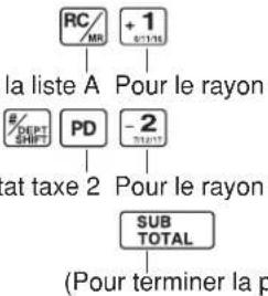 CASIO SES10 - 1-3 Pour changer I'etat taxe des rayons - 2