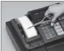 CASIO SES10 - Retirer le papier des journaux - 2