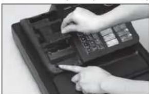 CASIO SES10 - Mettre en place le papier des tickets - 1