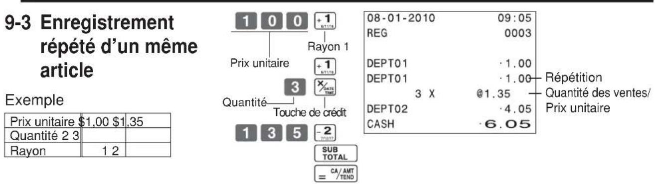 CASIO SES10 - Opération de base après la mise en route rapide - 2