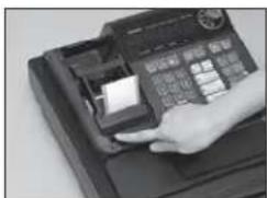 CASIO SES10 - Retirer le papier des tickets - 1