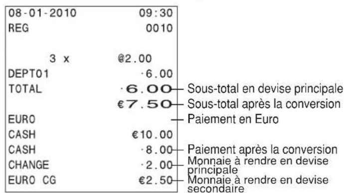CASIO SES10 - 9-7 Enregistrement avec conversion de devise - 2