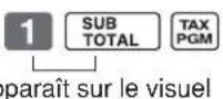 CASIO SES10 - 1-3 Pour changer I'etat taxe des rayons - 1