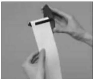 CASIO SEC300 - Pour installer le rouleau de papier du journal - 7