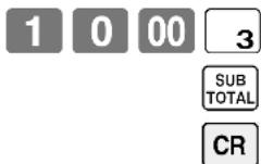 CASIO SEC300 - OPÉRATION TICKET - 1