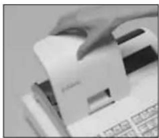 CASIO SEC300 - Pour remplacer le rouleau de papier du journal - 1