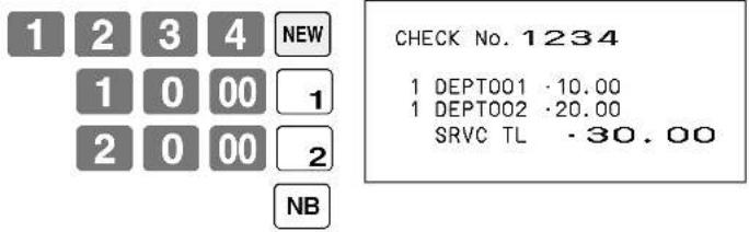 CASIO SEC300 - Exemple - 1