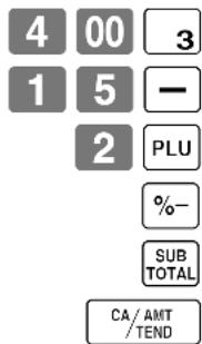 CASIO SEC300 - Enregistrement de produits retournés en mode RF - 2