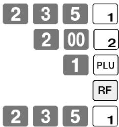 CASIO SEC300 - Enregistrement de produits retournés en mode REG - 2