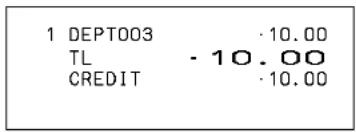 CASIO SEC300 - OPÉRATION TICKET - 2