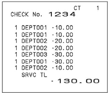 CASIO SEC300 - OPÉRATION TICKET - 2