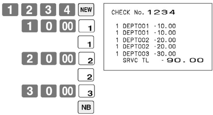 CASIO SEC300 - OPÉRATION TICKET - 1