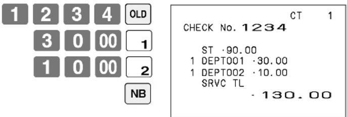 CASIO SEC300 - OPÉRATION TICKET - 1