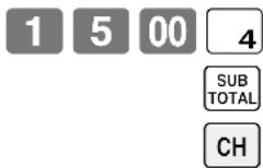 CASIO SEC300 - OPÉRATION TICKET - 1