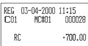 CASIO CE7000 - Opération Reçu - 3