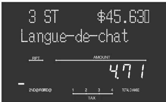 CASIO CE7000 - Panneau d'affichage - 3