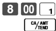 CASIO CE7000 - Opération Reçu - 1