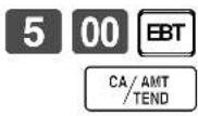 CASIO CE7000 - Opération Reçu - 2