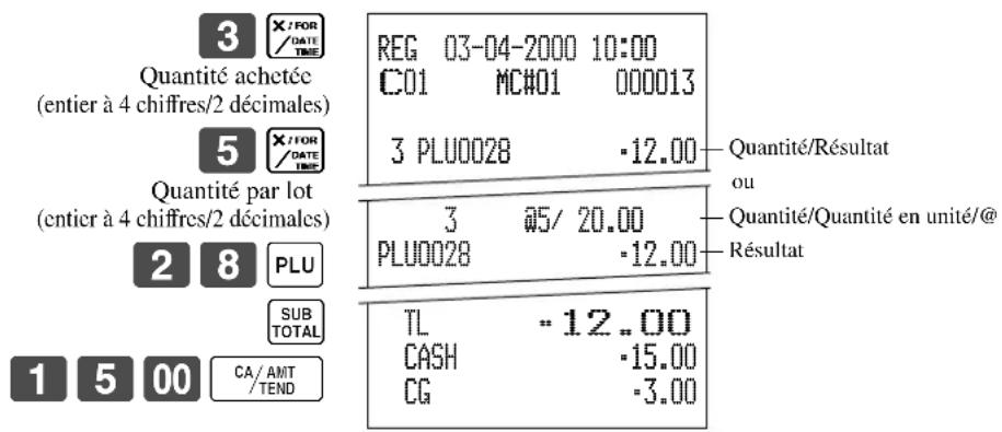 CASIO CE7000 - Opération Reçu - 1
