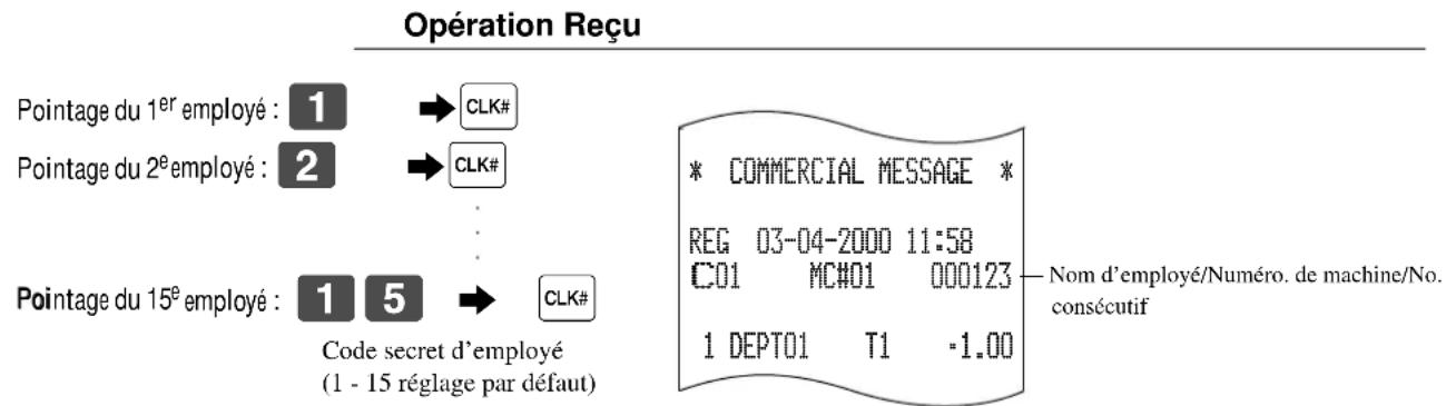 CASIO CE7000 - Pointage à l'arrivée - 1