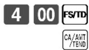 CASIO CE7000 - Opération Reçu - 2