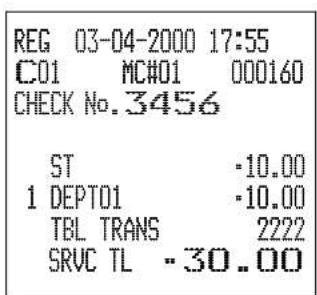 CASIO CE7000 - Opération Reçu - 3