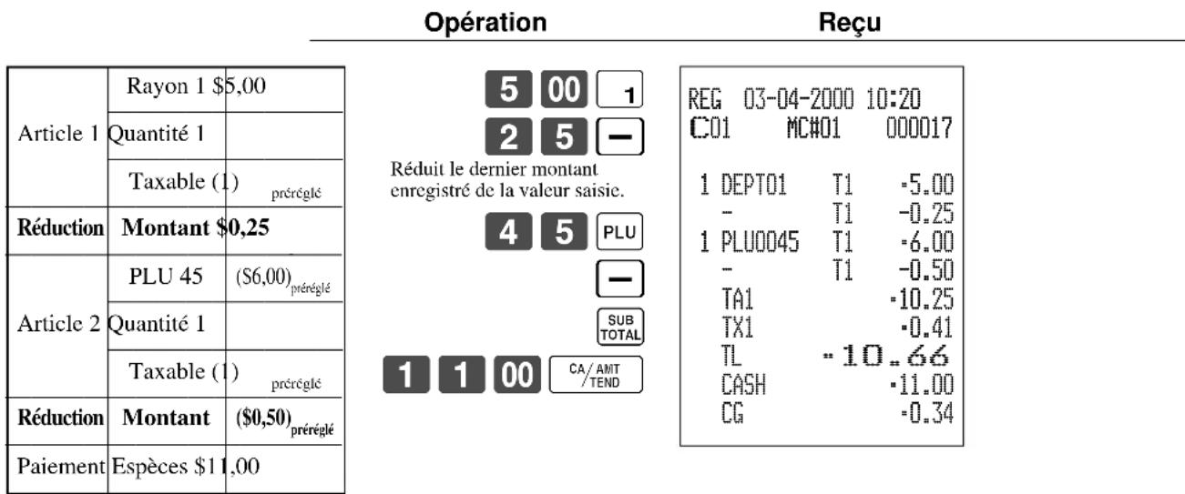 CASIO CE7000 - Réductions d'articles - 1