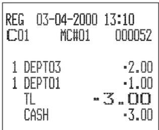 CASIO CE6100 - Opération Reçu - 3