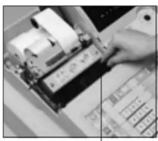 CASIO CE6100 - Pour remplacer le ruban encreur - 7