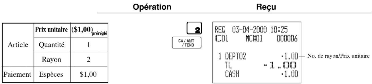 CASIO CE6100 - Prix préprégle - 1