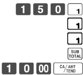 CASIO CE6100 - Opération Reçu - 1