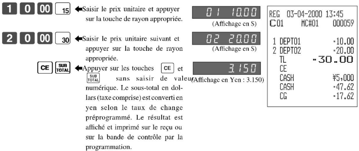 CASIO CE6100 - Opération Affichage Reçu - 1