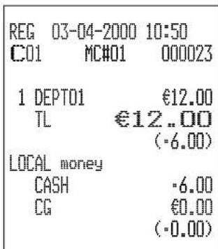 CASIO CE6100 - Reçu - 1