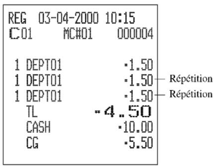 CASIO CE6100 - Opération Reçu - 2