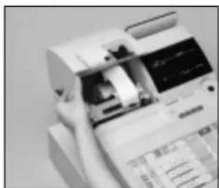 CASIO CE6100 - Pour remplacer le ruban encreur - 1