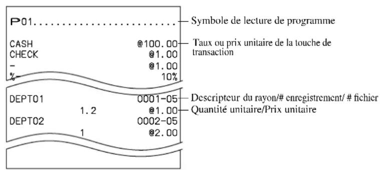 CASIO CET300 - Lecture du programme de la caisse enregistreuse - 2
