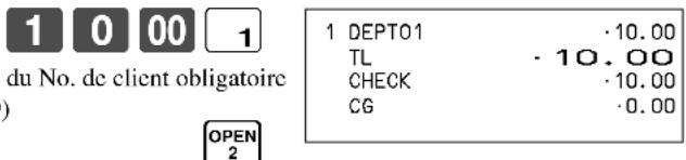 CASIO CET300 - Opération Reçu - 1