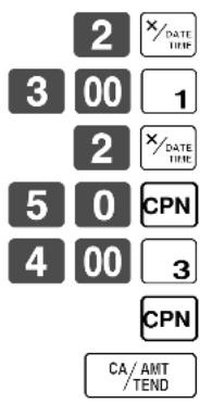 CASIO CET300 - Opération Reçu - 1