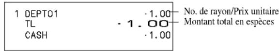 CASIO CET300 - Opération Reçu - 2