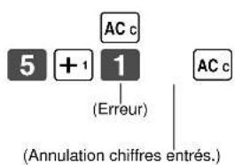 CASIO 120CR - 1-1 Exemple de calcul - 1