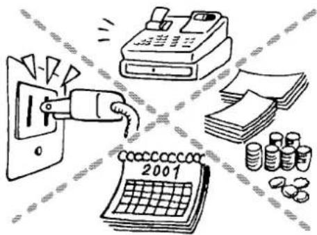 CASIO 120CR - Avant l'ouverture du magasin - 1