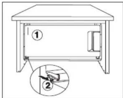 Zanussi-Electrolux ZRT 15 JC - Wechsel des Turanschlags beim Gefrierfach - 5