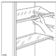 Zanussi-Electrolux ZK 2410 R - Höhenverstellung der Innentürablagen - 1