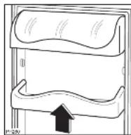 Zanussi-Electrolux ZK 2410 R - Höhenverstellung der Innentürablagen - 2