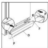 Zanussi-Electrolux ZK 199 R2 - Pour changer le sens d'ouverture des portes - 3
