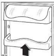 Zanussi-Electrolux ZD 205 RM - Höhenverstellung der Innertürablagen - 2