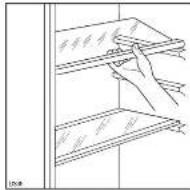 Zanussi-Electrolux ZD 205 RM - Höhenverstellung der Innertürablagen - 1