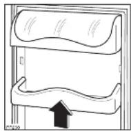 Zanussi-Electrolux ZC 276 R - Höhenverstellung der Türablagen - 2