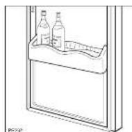 Zanussi-Electrolux ZC 247 R1 - Positionnement des balconnets de la contre-porte - 3